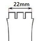 Swatch Yrs404 Modeli 22mm Lacivert Deri Saat Kordonu