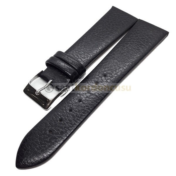 Emporio Armani AR11143 Uyumlu Siyah Deri Saat Kordonu