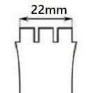 Swatch Yrs403 Modeli 22mm Krokodil Siyah Deri Saat Kordonu
