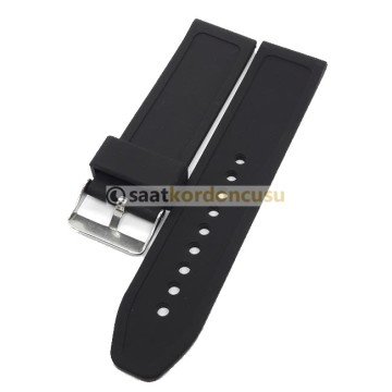 Chopart Desenli 22mm Silikon Saat Kordonu