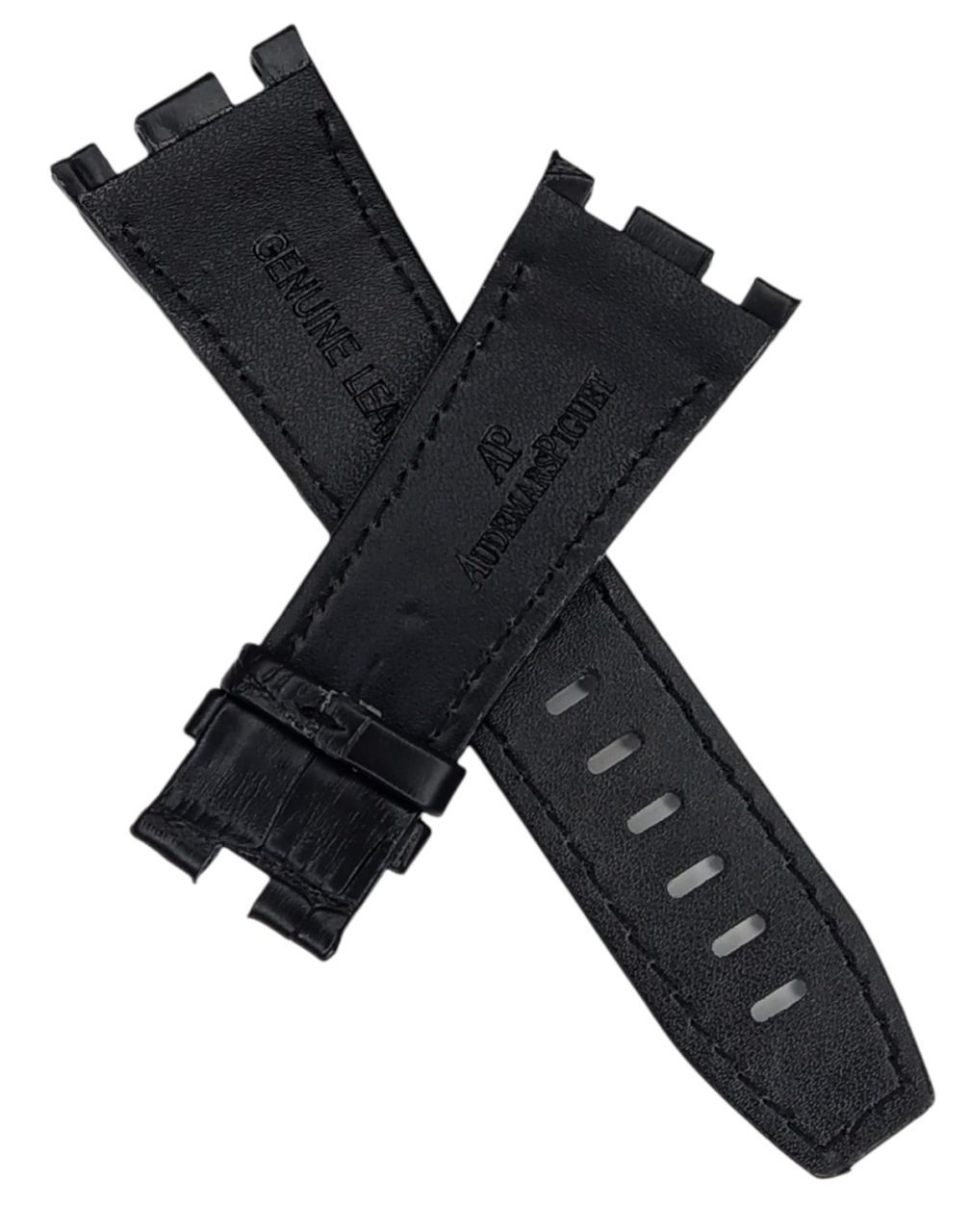 Audemars Piguet 28-24 Royal Oak Modeli Deri Saat Kordonu SİYAH