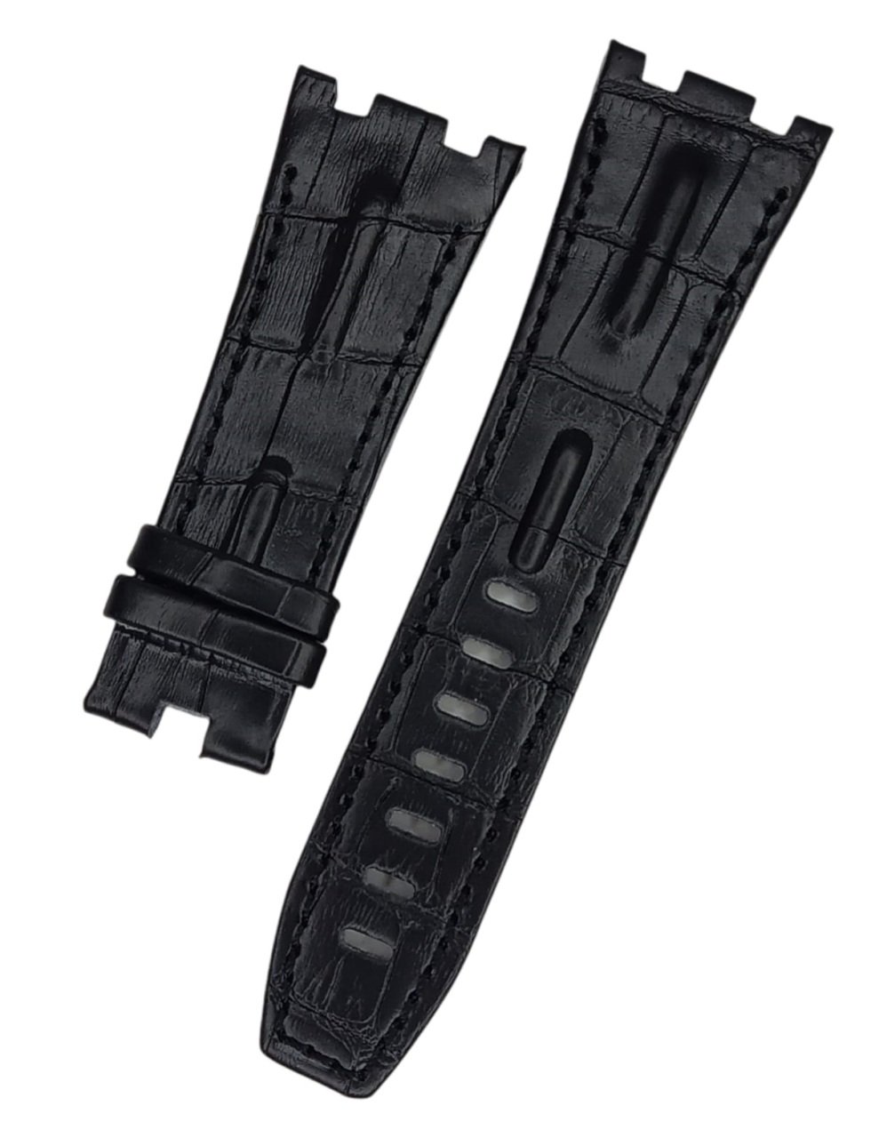 Audemars Piguet 28-24 Royal Oak Modeli Deri Saat Kordonu SİYAH