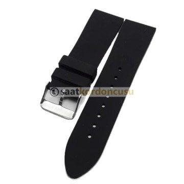Dikiş Desenli 26mm Silikon Saat Kordonu