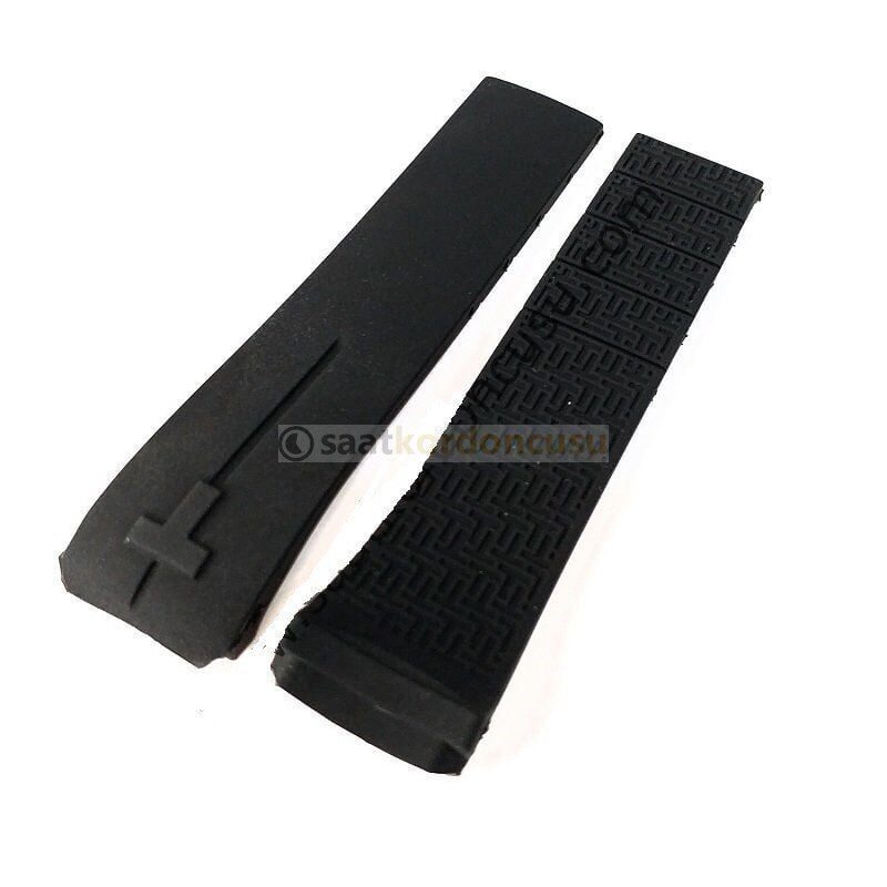 Tissot Solar T0914204 Uyumlu Siyah Silikon Kordon