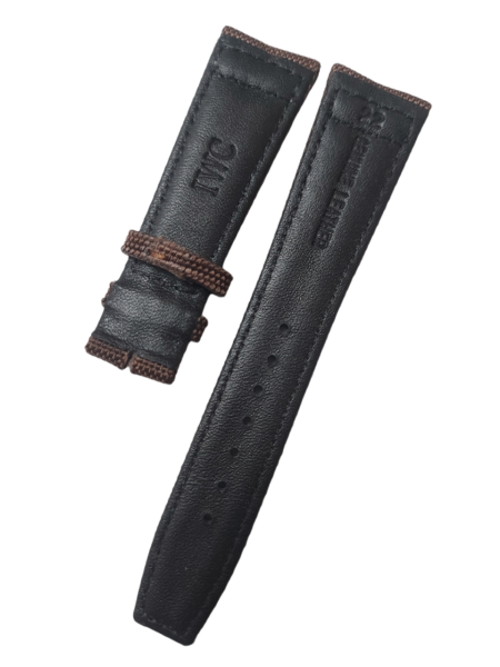 Iwc 22mm Kahverenk Tekstil Saat Kordonu