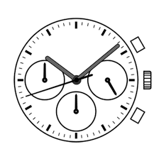 Seiko Epson SII VD54 Kronograf Kol Saati Makinası