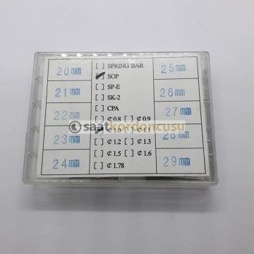Metal Kordonlar için 1.00mm kalınlıkta Standart Çatal Pim