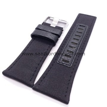 DIESEL DZ7234 Uyumlu SiyahTekstil Kordon