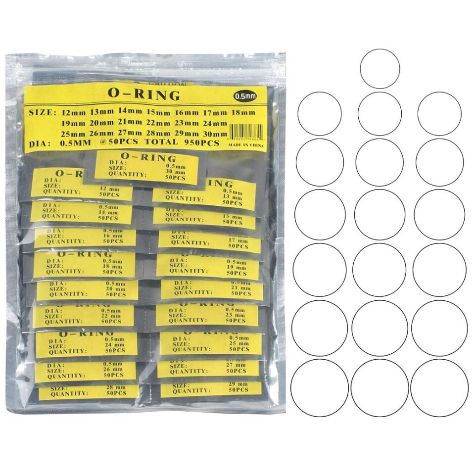 Saat Kapakları için Su Geçirmezlik Conta Seti