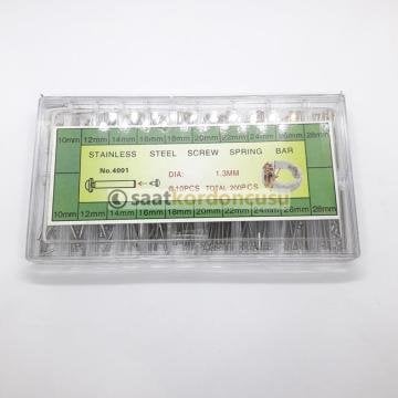 Saat Kordonları ve Kasa Bağlantı için Başlıklı Geçmeli Pim Seti