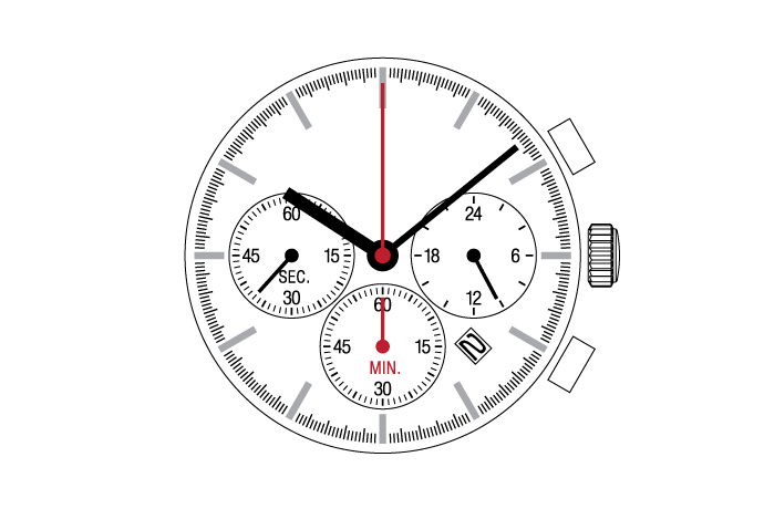 Seiko Epson SII YM12 Kronograf Kol Saati Makinası