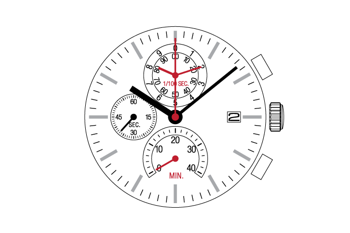 Seiko Epson SII YM82 Kronograf Kol Saati Makinası