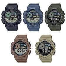 Casio WS 1500H Orjinal Siyah Silikon Saat Kordonu