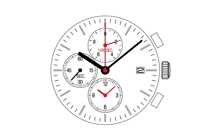 Seiko Epson SII YM92 Kronograf Kol Saati Makinası