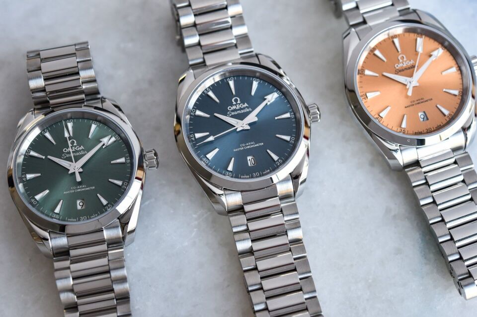 OMEGA Aqua Terra Uyumlu Mavi 20mm Silikon Kordon