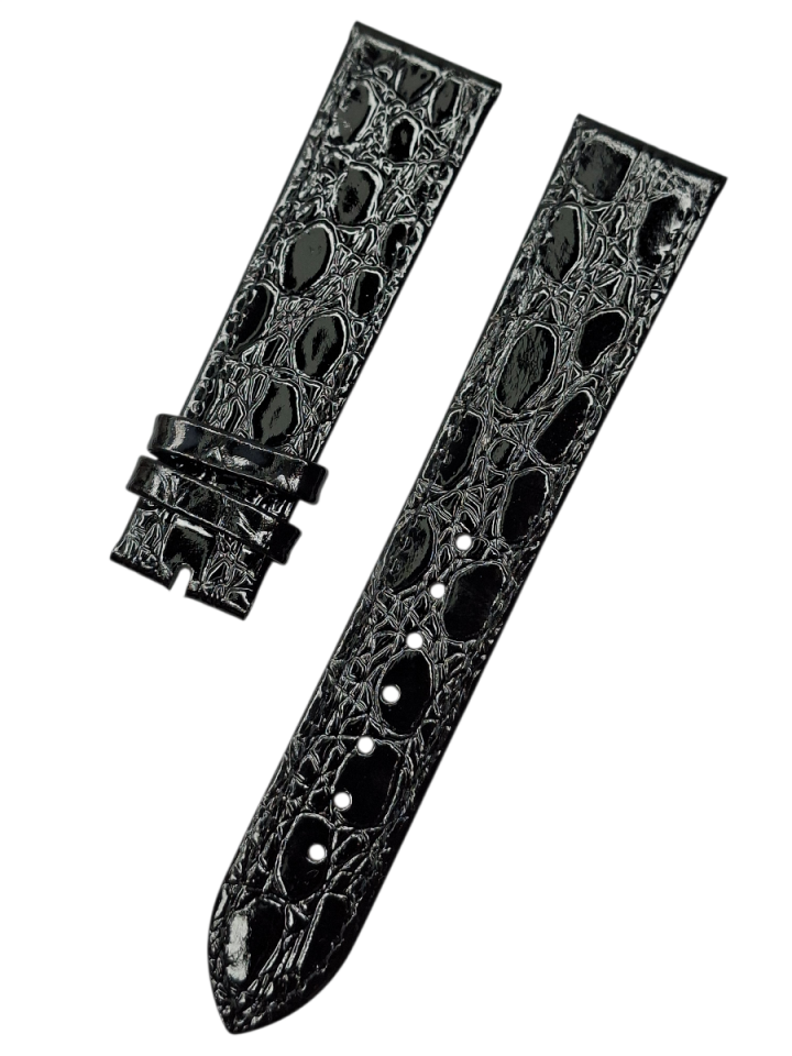 Longines Uyumlu 20mm Siyah Deri Saat Kordonu