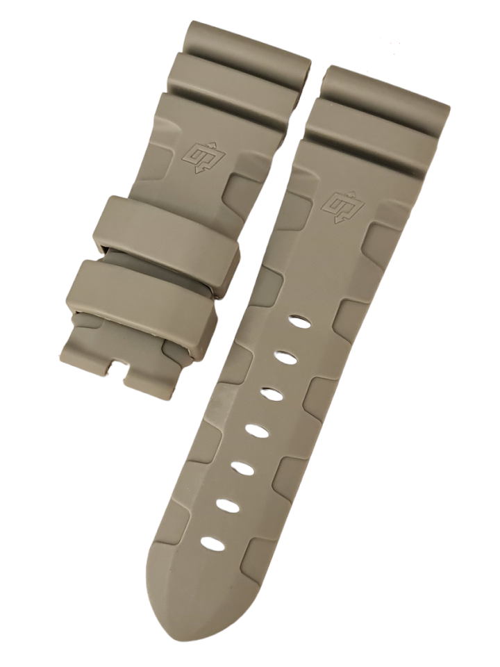 Panerai Submersible 24mm Gri Silikon Saat Kordonu