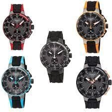 Tissot T-Race T1114 Cyclıng Siyah Silikon Saat Kordonu