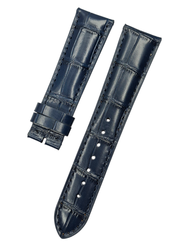Longines 21mm Lacivert Deri Saat Kordonu
