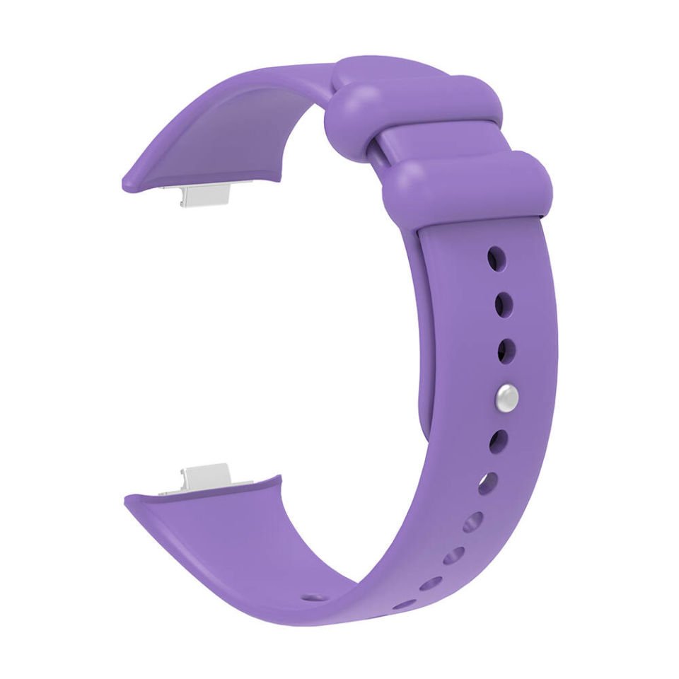 Xiaomi Band 8 pro Lila Silikon Akıllı Saat Kordonu
