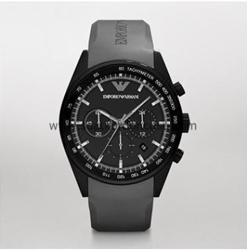Emporio.Armani ar5978 Uyumlu Siyah Silikon Kordon