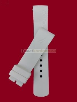Nautica A12629G Beyaz Renk Silikon Saat Kordonu