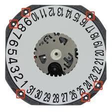 Seiko Epson SII VJ52 6 Yönünden Takvimli Kol Saati Makinası