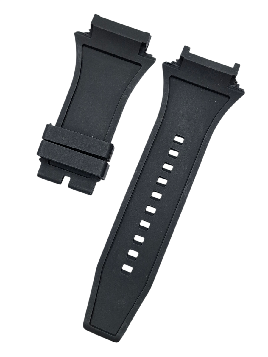 İnvicta Magnum Siyah Silikon Saat Kordonu