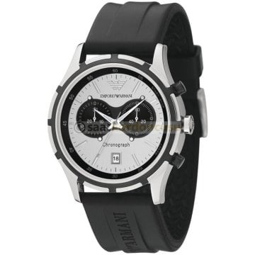 Emporio Armani ar0532 Uyumlu Siyah Silikon Kordon