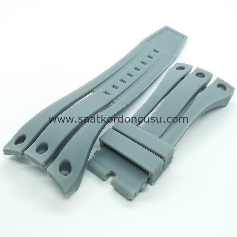 İnvicta İ Force 0850 Uyumlu Gri Silikon Kordon
