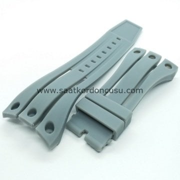 İnvicta İ Force 0850 Uyumlu Gri Silikon Kordon