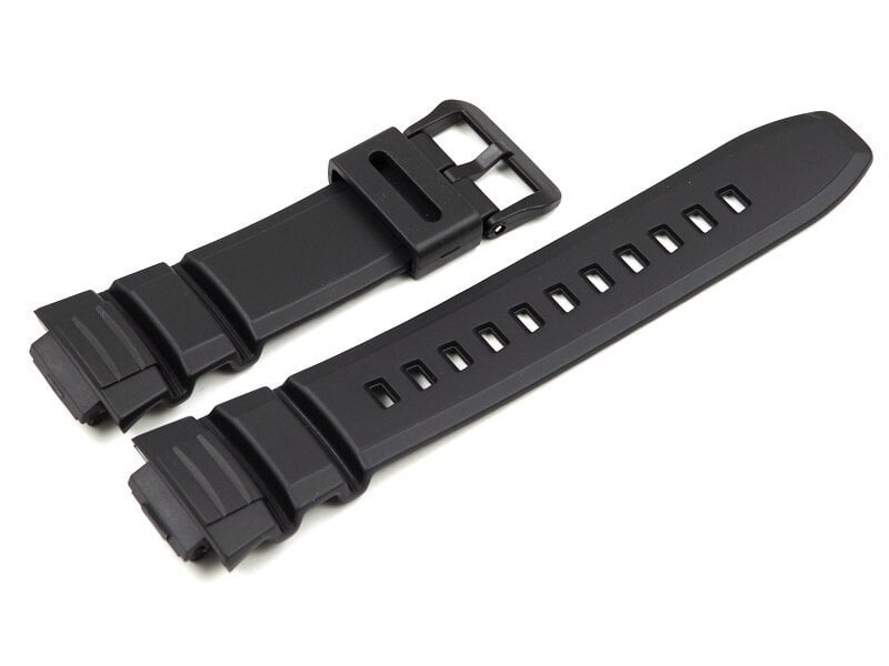 Casio w s220 Uyumlu Siyah Silikon Saat Kordonu