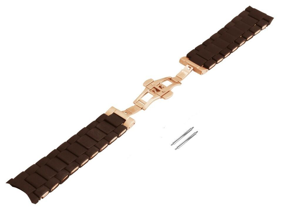 Emporio Armani ar5891 Kahverenk Silikon Kaplama Saat Kordonu