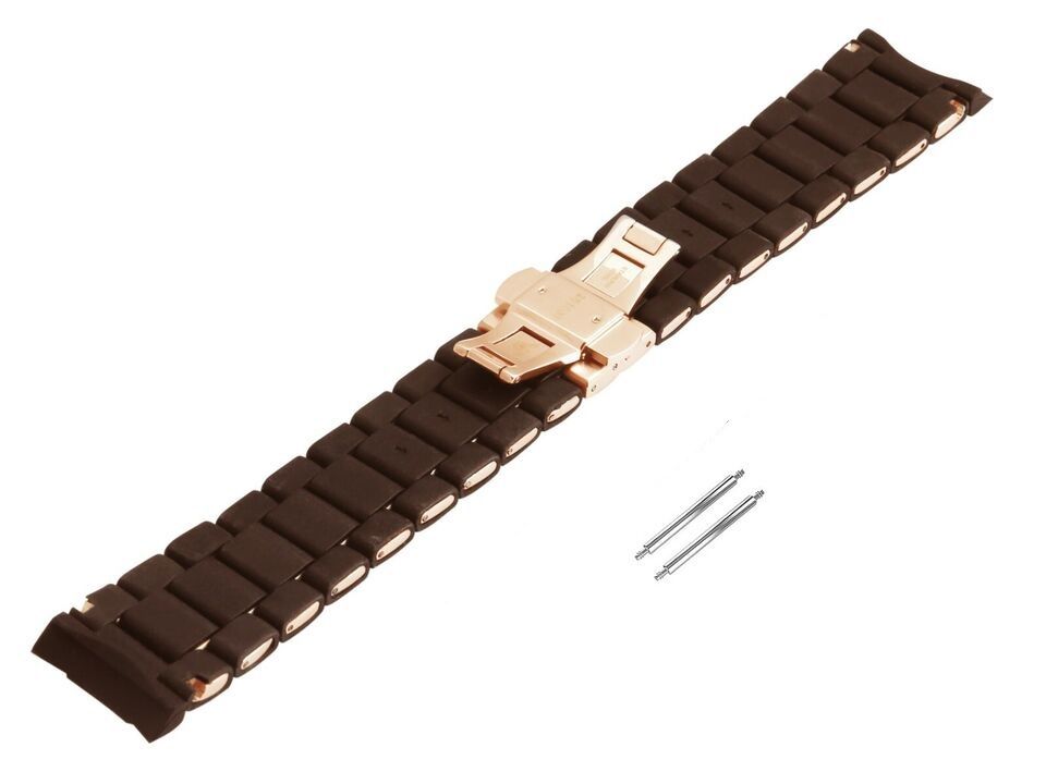 Emporio Armani ar5891 Kahverenk Silikon Kaplama Saat Kordonu