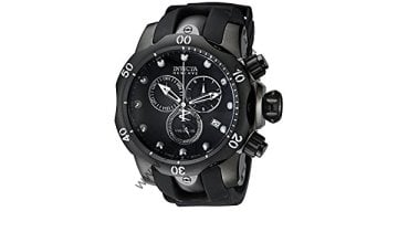 invicta Venom 6051 Siyah Silikon Saat Kordonu