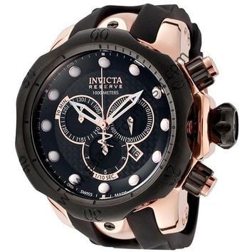 invicta Venom 6051 Siyah Silikon Saat Kordonu