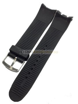 Swatch YRS Model Uyumlu Siyah Silikon Saat Kordonu