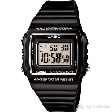 Casio w 215hH Orjinal Siyah Silikon Saat Kordonu