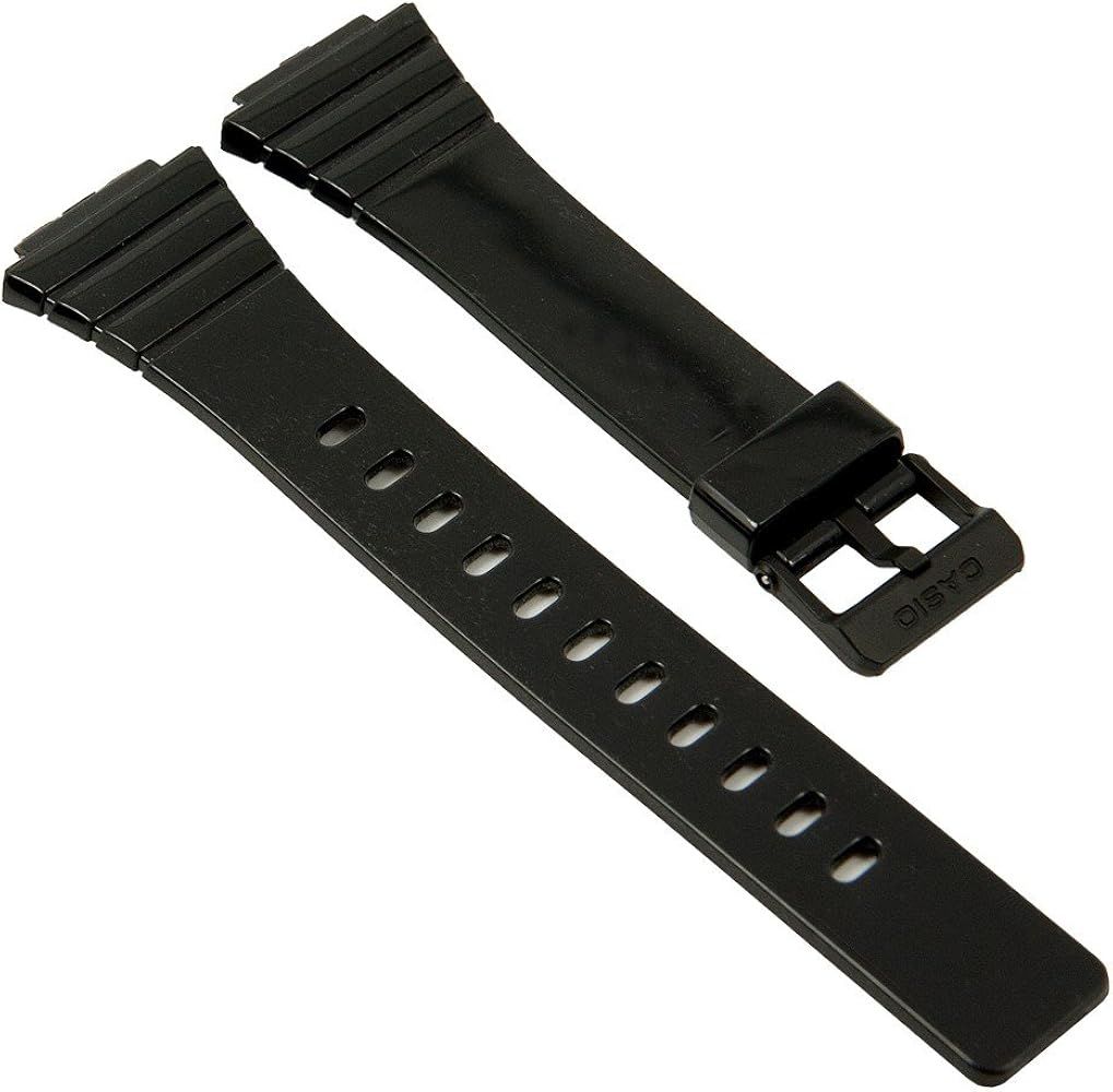 Casio w 215hH Orjinal Siyah Silikon Saat Kordonu