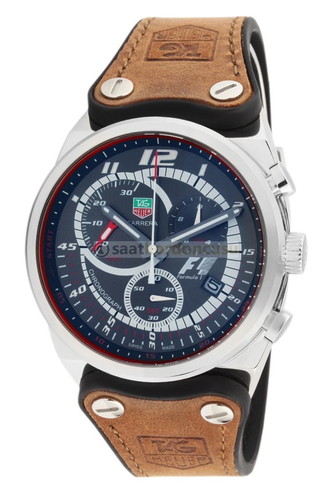 Tag Heuer West Mc Laren Taba Süet Deri Saat Kordonu