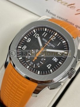 Patek Pihilippe Aquanaut Model Gri Renk Silikon Kordon