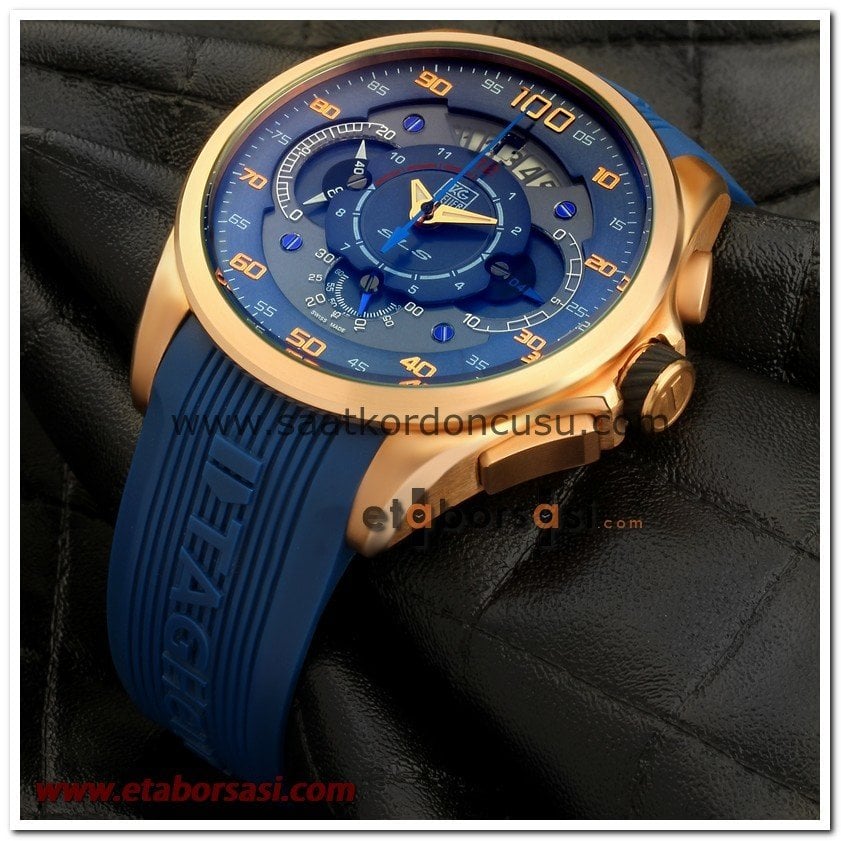 Tag Heuer Mercedes Lacivert Silikon Saat Kordonu