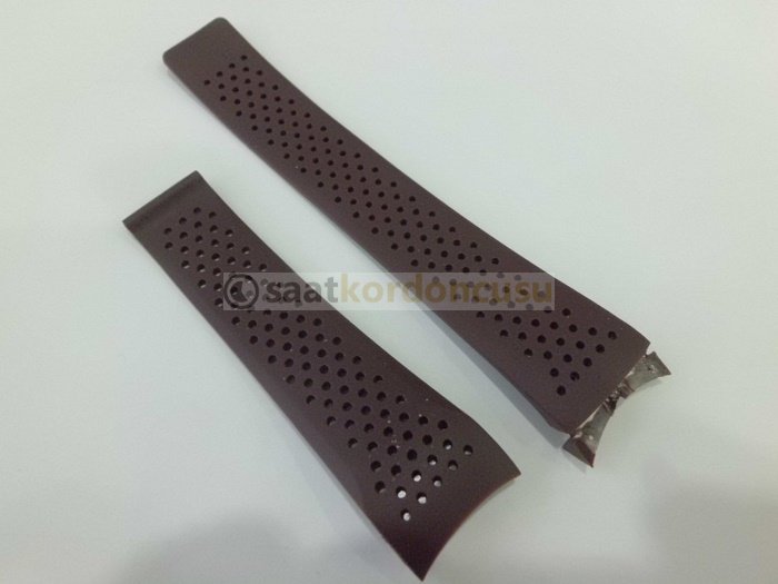 Tag Heuer Kahverenk 23mm Silikon Kordon