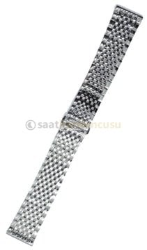 Longines Uyumlu 20mm Çelik Renk Metal Saat Kordonu