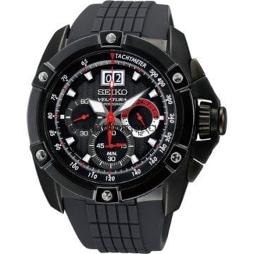 Seiko Velatura spc077p1 Modeli Siyah Silikon Kordon