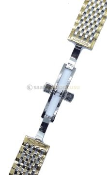 Longines Uyumlu 20mm Çift Renk Metal Saat Kordonu