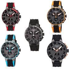 Tissot T-Race T1114 Cyclıng Siyah Silikon Saat Kordonu