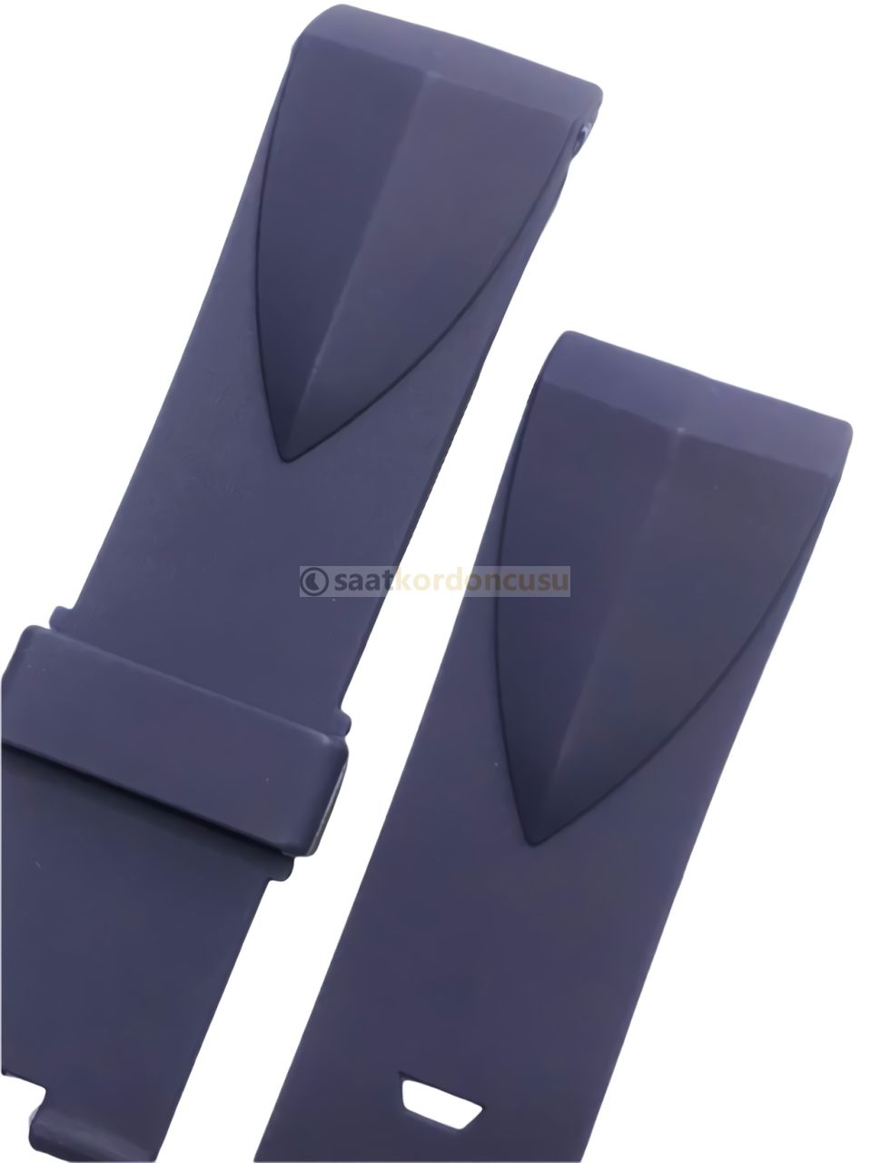 Corum 22mm Admiral Cup Lacivert Silikon Kayış Kordon