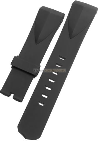 Corum 22mm Admiral Cup Siyah Silikon Kayış Kordon