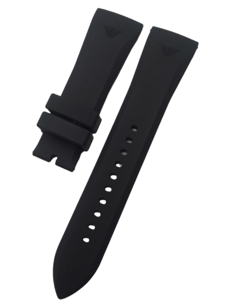 Emporio Armani ar4239 Uyumlu Siyah Silikon Kordon
